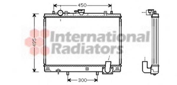 32002161 VAN Wezel radiador refrigeración del motor