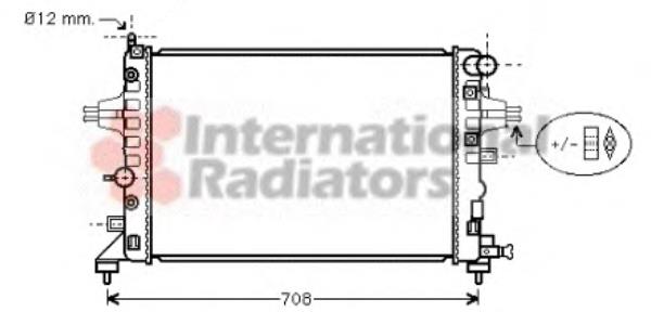 37002362 VAN Wezel radiador refrigeración del motor