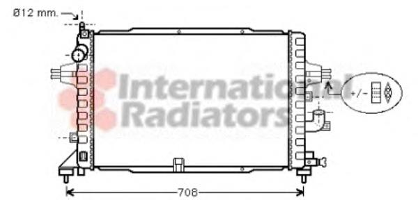 Radiador 37002364 VAN Wezel