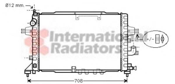 37002365 VAN Wezel radiador refrigeración del motor