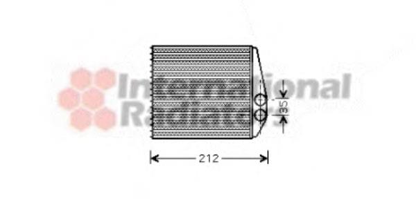 Radiador calefacción 37006354 VAN Wezel