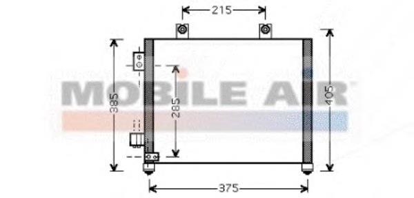 37005342 VAN Wezel condensador aire acondicionado