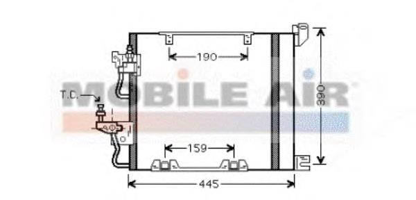 37005368 VAN Wezel condensador aire acondicionado