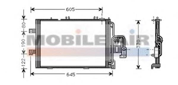 37005369 VAN Wezel condensador aire acondicionado