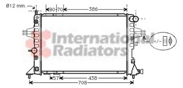 37002329 VAN Wezel radiador refrigeración del motor