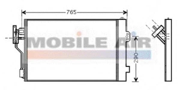 Comprar 30005352 VAN Wezel Condensador de aire acondicionado