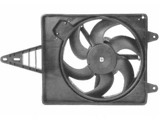 1756748 VAN Wezel difusor de radiador, ventilador de refrigeración, condensador del aire acondicionado, completo con motor y rodete