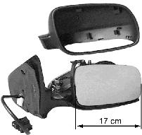 Espejo retrovisor derecho 5888816 VAN Wezel