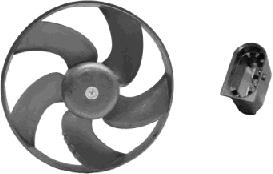 4028745 VAN Wezel ventilador (rodete +motor refrigeración del motor con electromotor completo)