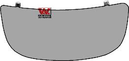 4394833 VAN Wezel cristal de espejo retrovisor exterior izquierdo