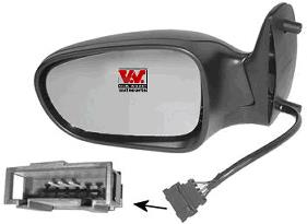 Espejo retrovisor derecho 1868808 VAN Wezel