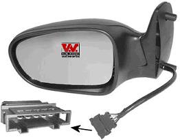 Espejo retrovisor derecho 1867808 VAN Wezel