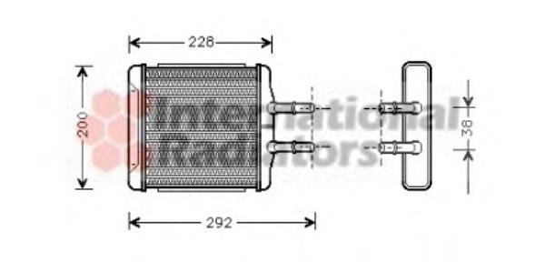 Comprar 81006027 VAN Wezel Radiador calefacción