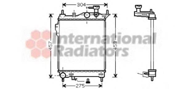 Água radiador VAN Wezel 82002099 precio, desde 59,11 EUR