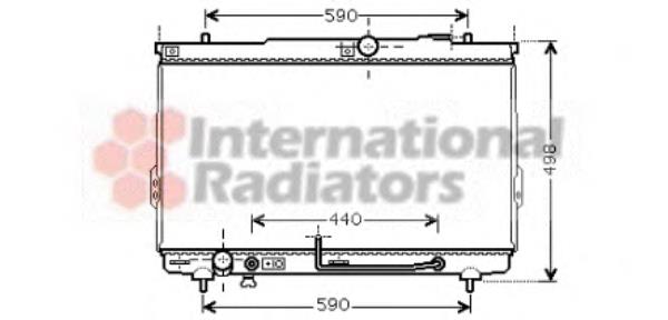 Radiador refrigeración del motor 82002112 VAN Wezel