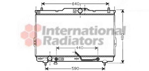 Radiador refrigeración del motor 82002114 VAN Wezel