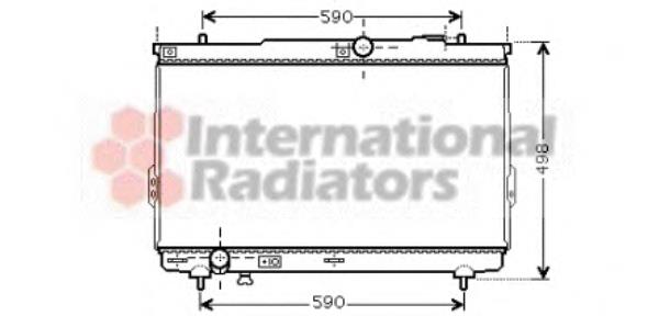 82002111 VAN Wezel radiador refrigeración del motor