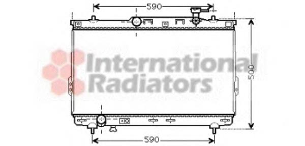 82002109 VAN Wezel radiador refrigeración del motor