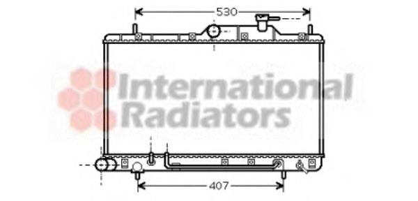 Radiador refrigeración del motor 82002086 VAN Wezel