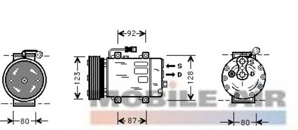 5900K101 VAN Wezel compresor de aire acondicionado