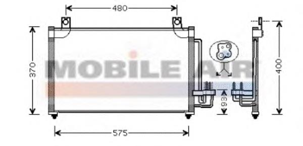 83005031 VAN Wezel condensador aire acondicionado