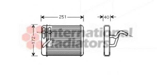 82006120 VAN Wezel radiador de calefacción