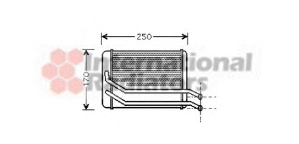 82006118 VAN Wezel radiador de calefacción