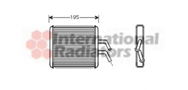 83006044 VAN Wezel radiador de calefacción