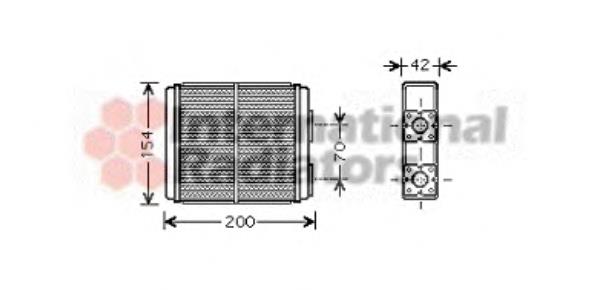 37006403 VAN Wezel radiador de calefacción