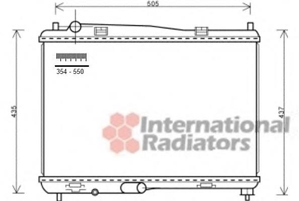 18002440 VAN Wezel radiador