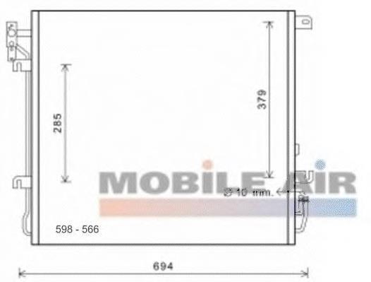 Comprar JRB500140 Land Rover Condensador de aire acondicionado
