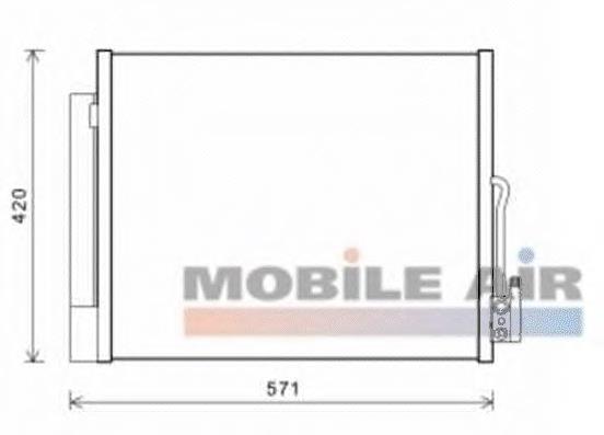 37005560 VAN Wezel condensador aire acondicionado