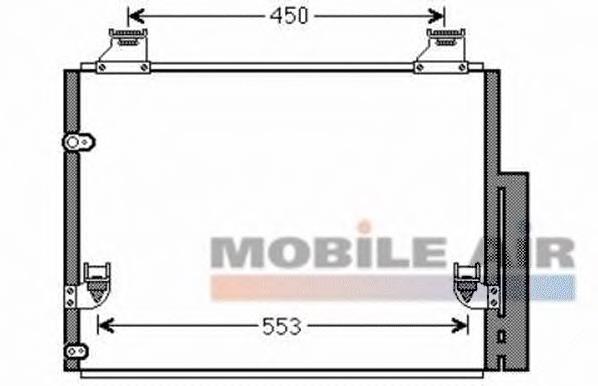 53005563 VAN Wezel condensador aire acondicionado