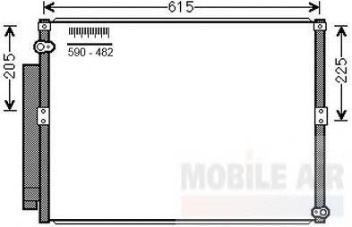 53005640 VAN Wezel condensador aire acondicionado