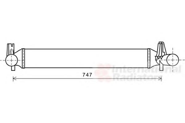 49004042 VAN Wezel radiador de aire de admisión