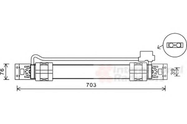 58003315 VAN Wezel radiador enfriador de la transmision/caja de cambios