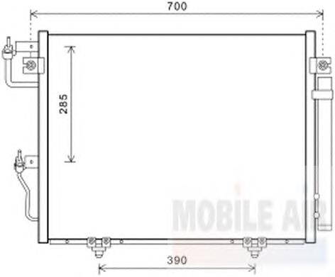 32005231 VAN Wezel condensador aire acondicionado