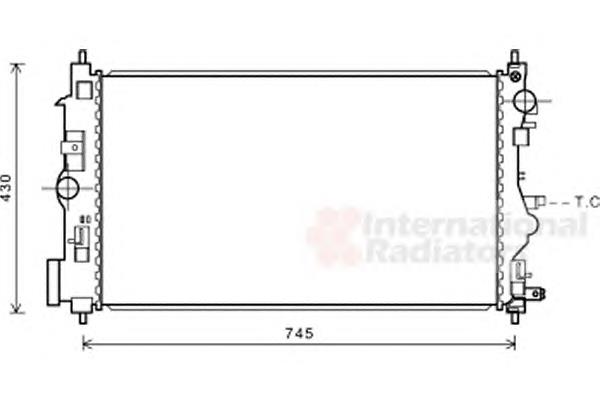 Radiador 39074663 General Motors
