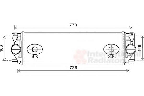 30004582 VAN Wezel intercooler