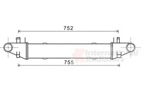 30004557 VAN Wezel radiador de aire de admisión