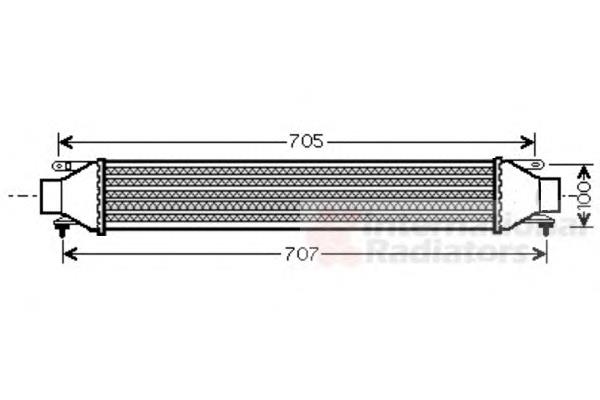 17004321 VAN Wezel intercooler