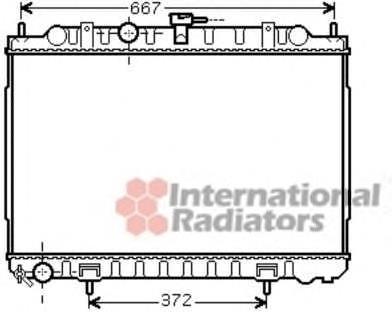 13002238 VAN Wezel radiador refrigeración del motor