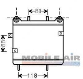 Radiador de aceite 30003533 VAN Wezel