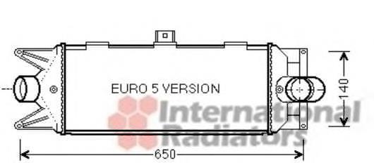 Radiador de intercooler Iveco Daily 4 