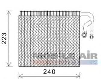 Evaporador, aire acondicionado 0600V403 VAN Wezel