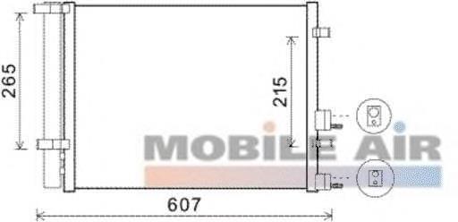 82005244 VAN Wezel condensador aire acondicionado