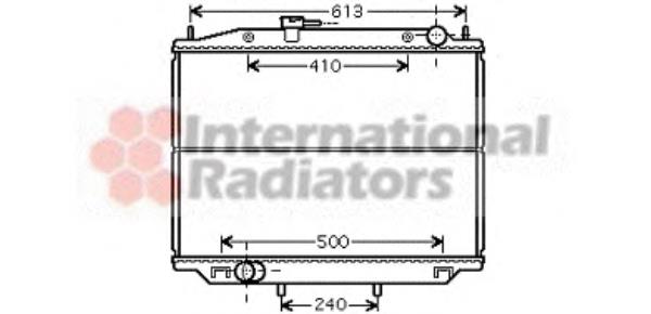 13002265 VAN Wezel radiador refrigeración del motor