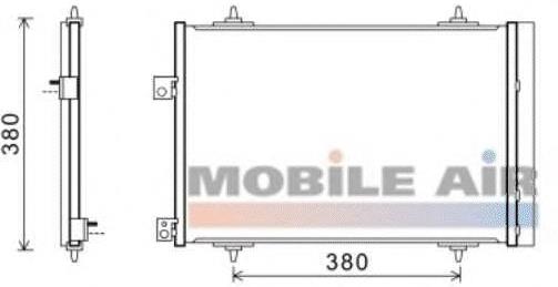 09005274 VAN Wezel condensador aire acondicionado