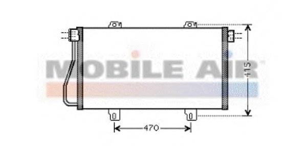 43005352 VAN Wezel condensador aire acondicionado