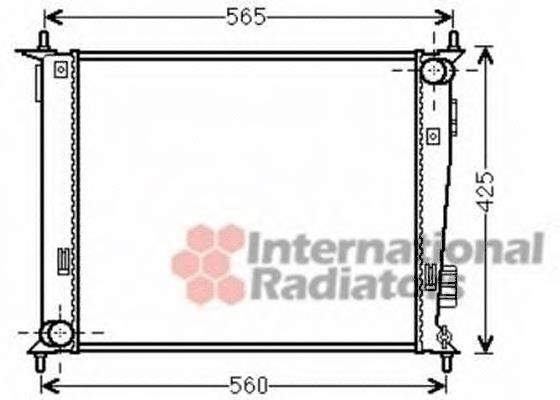 83002143 VAN Wezel radiador refrigeración del motor